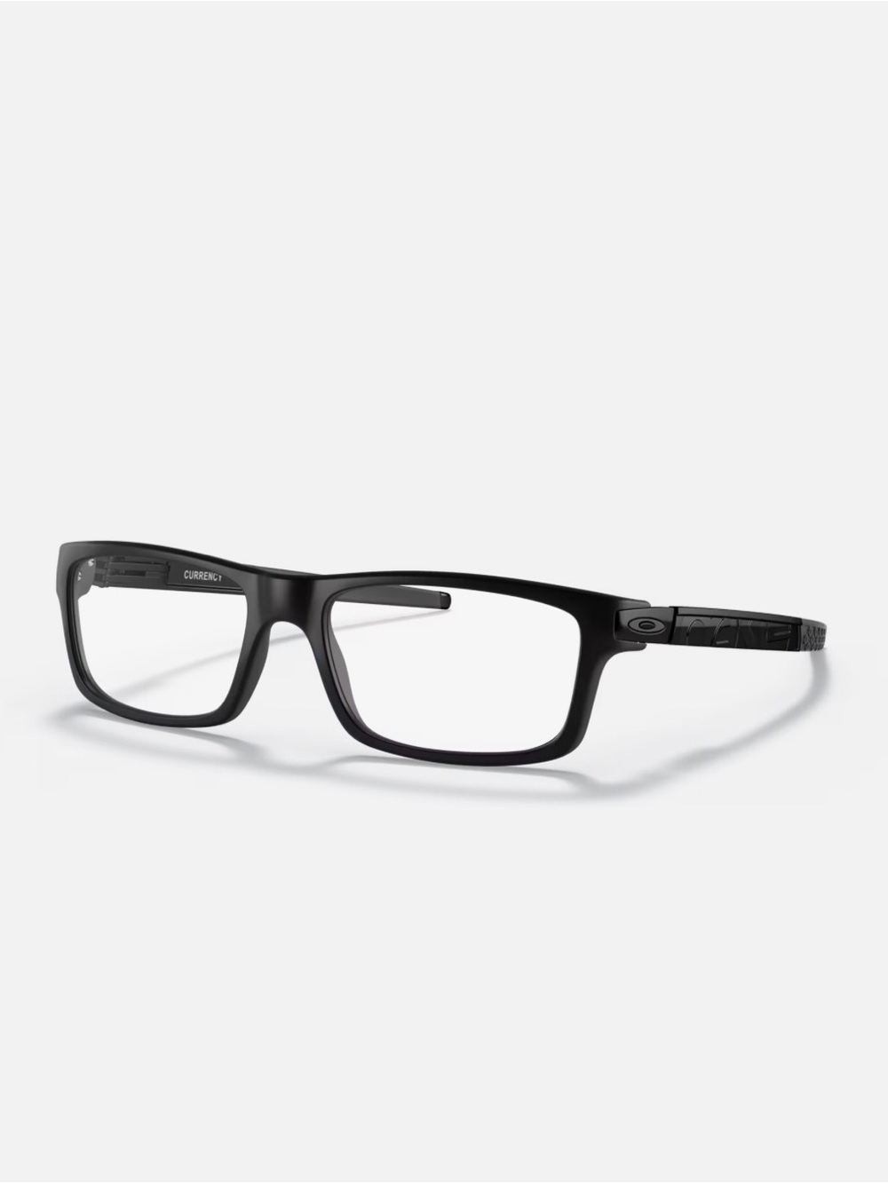 New Oakley Currency OX8026 Satin Black Eyeglasses Frames 54 w/ Hard Case